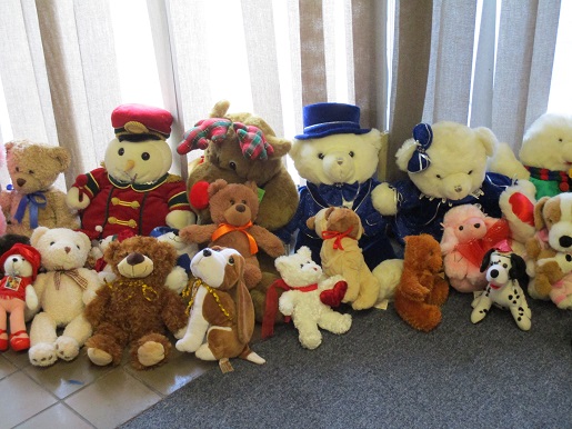 Stuffed animals for the kids to have